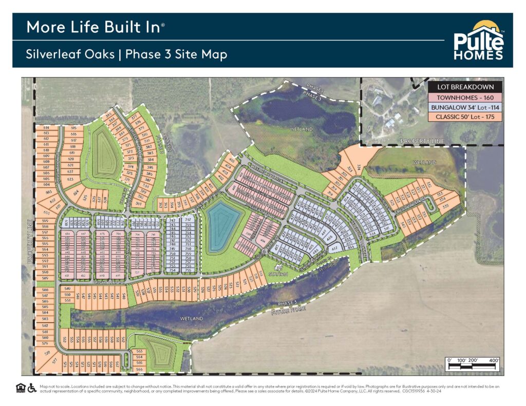 Silverleaf Oaks Site Map