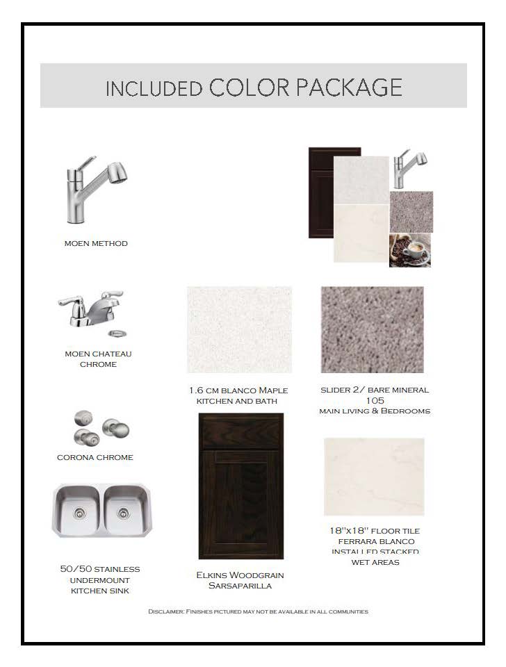 Included Color Package