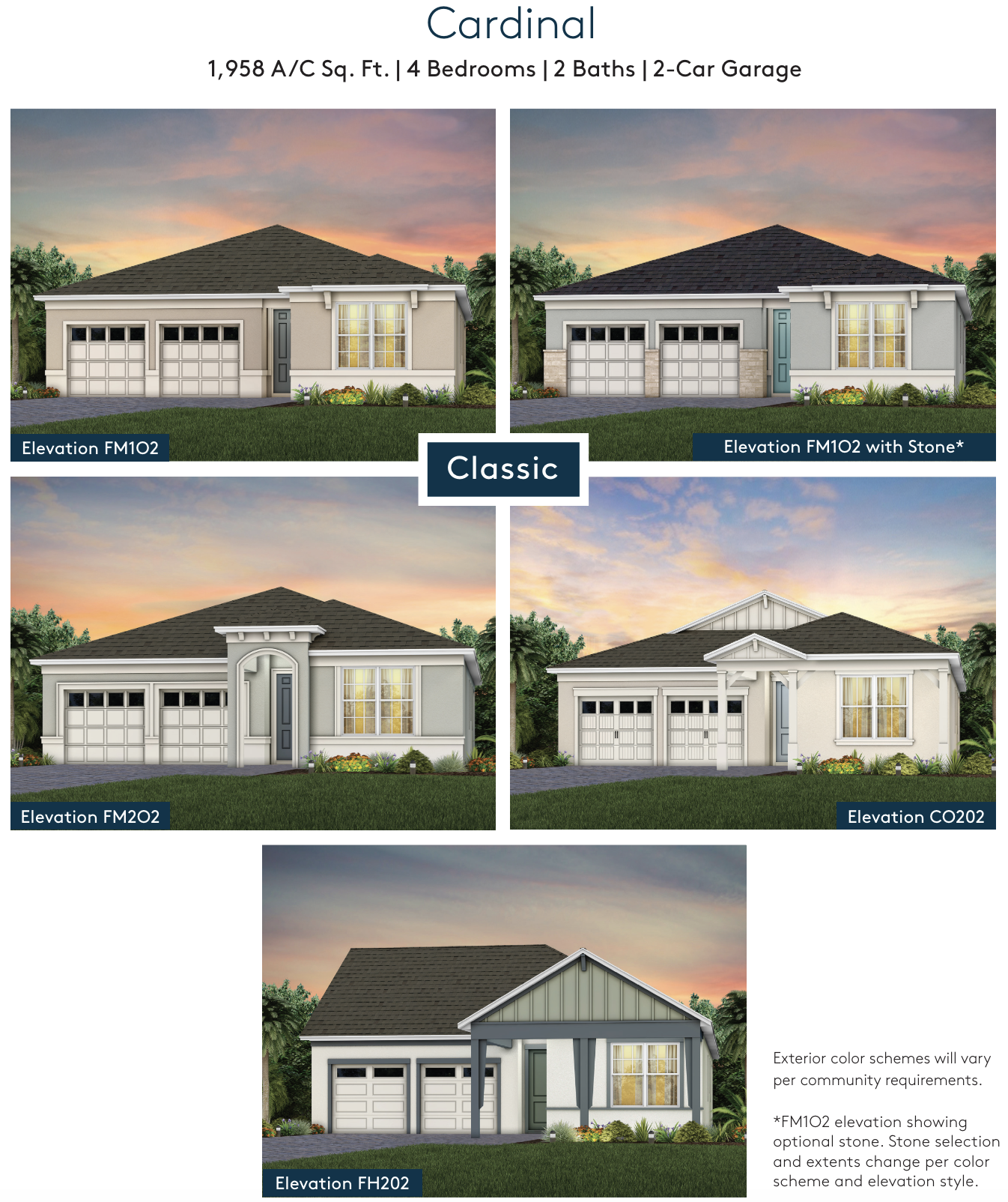 Cardinal Elevations