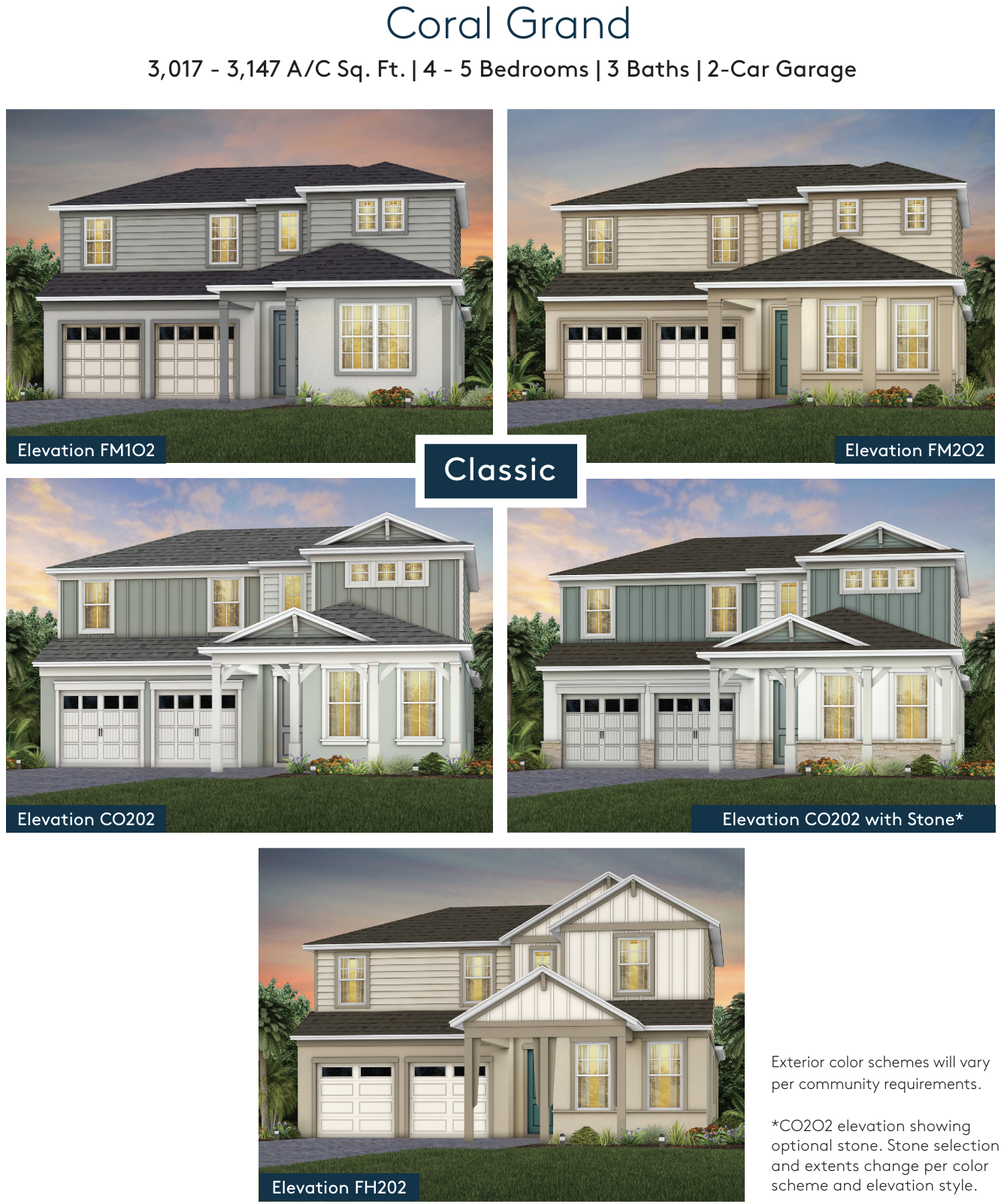 Coral Grand Elevations